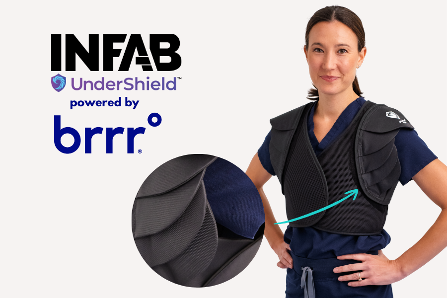 INFAB’s UnderShield Radiation Vests With brrr° Keep Healthcare Workers Cooler